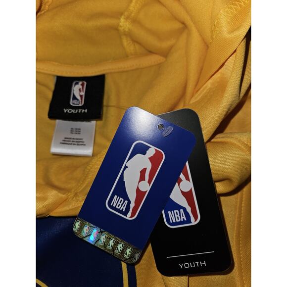 NWT! NBA Golden State Warriors YOUTH 18-20 Team Color Logo Sweatshirt Hoodie - Picture 7 of 10